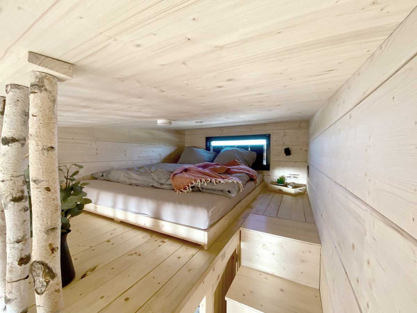 Tiny house Skadi Loft Bett 2